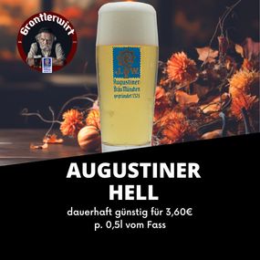 Augustiner Hell vom Fass